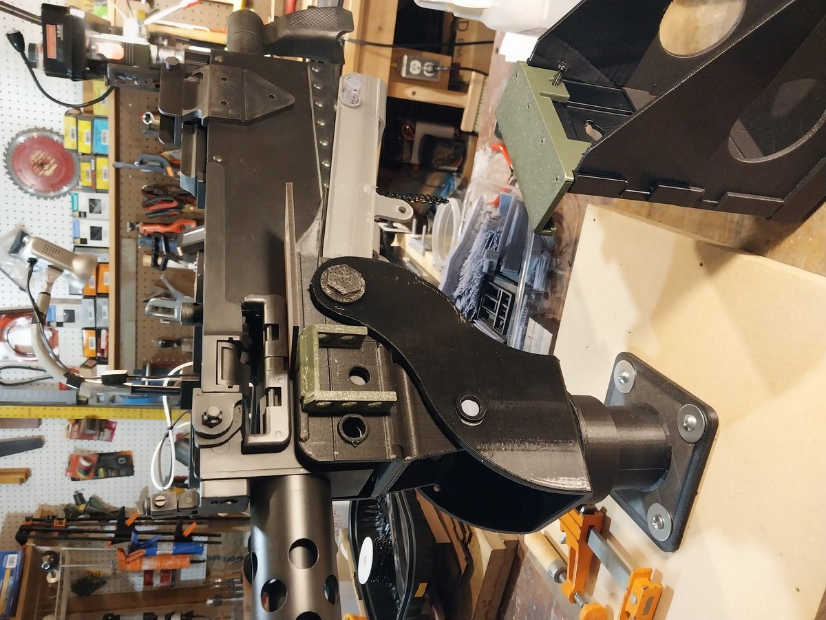 M240 Heavy-Duty Gun Mount ONLY for M1919A4 Browning Replica Machine Gun Kit